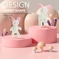 thumbnail image 2 of Miangastore 6Pcs Cartoon Stuffed Rabbit Doll Lovely Plush Doll Bag Hanging Pendants, 2 of 8