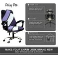 thumbnail image 3 of Deisy Dee Computer Office Chair Covers for Stretch Rotating Mid Back Chair Slipcovers Cover ONLY Chair Covers C162 (B), 3 of 7