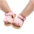 thumbnail image 4 of Odeerbi Infant Toddler Boys Girls Slip Resistant Shoes Rubber Sole Prewalker Baby Cute Summer Princess Sandals Flat First Walkers Footwear Pink, 4 of 9