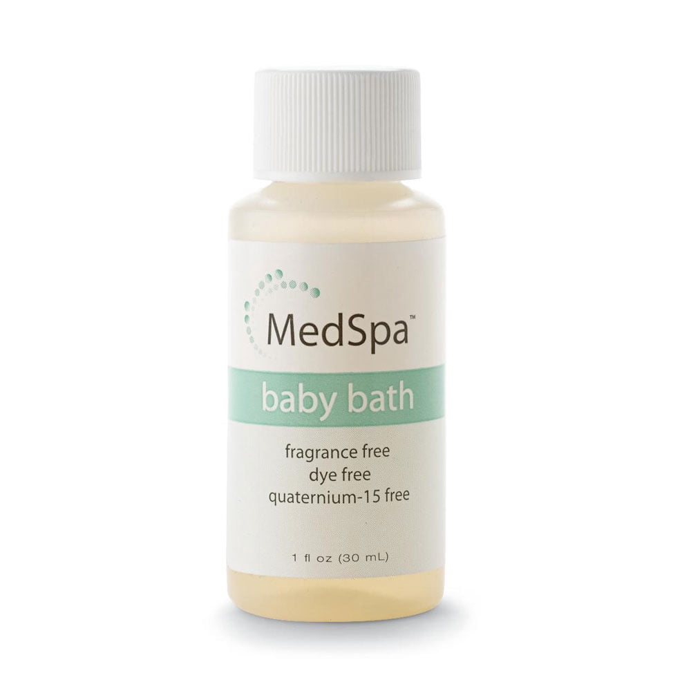 Medspa Baby Bath Bodywash, Fragrance Free, 1oz, 5PK