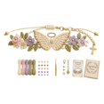 thumbnail image 2 of Crochet Bracelet DIY Kit with Beads,Beginner Yarn Craft with Step-by-Step Tutorial for Women Craft Lover, 2 of 6