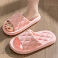 thumbnail image 2 of KIJBLAE Men's Summer Non-Slip Quick Drying Slippers Bathroom Home Indoor Soft Beach Sandals Flip Flops Slides Wave Pattern Sole Massage Shower Shoes Pink 40, 2 of 5