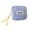 Blue, variant on Preppy Zipper Cosmetic Pouches Purse,Travel Coin Pouches Change Purse Sanitary Napkin Storage Bag Makeup Bag for Purse