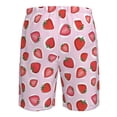 thumbnail image 6 of Kdxio Hand Drawn Strawberry Pattern Mens Casual Shorts - Drawstring Summer Beach Sports Shorts for Men, 6 of 9