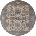 thumbnail image 1 of Ahgly Company Machine Washable Indoor Round Industrial Modern Puce Purple Area Rugs, 8' Round, 1 of 7