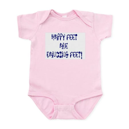 

CafePress - Happy Feet DANCE! Infant Creeper - Baby Light Bodysuit Size Newborn - 24 Months