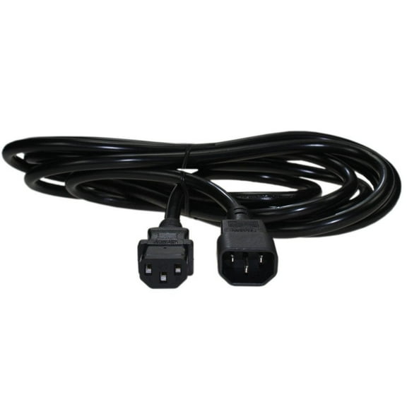 SF Cable C14 to C13 Extension Power Cord, 12 feet - 14 AWG