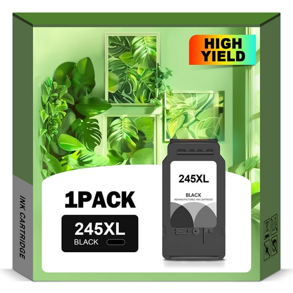 Canon 245 Printer Ink for PG245xl Ink Cartridge for Canon MX492 Printer Compatible for Canon Pixma MG2522 TS3122 MX490 MG3022 MG2922 MG2520 Printer