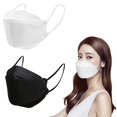 thumbnail image 1 of Máscara KF94 Máscara protectora facial para adultos Máscara de seguridad facial Cubierta facial para la boca Máscaras desechables oso de fresa Electrónica, 1 of 4