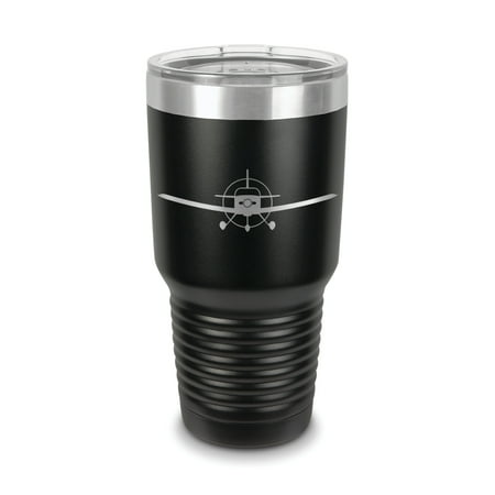 

RV-7A Tumbler 30 oz - Laser Engraved w/ Clear Lid - Polar Camel - Stainless Steel - Vacuum Insulated - Double Walled - Travel Mug - rv-7 rv7 rv7a airplane kit homebuilt single engine