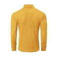 thumbnail image 3 of Men's Stretch Muscle Tshirts Turtleneck Long Sleeve Knit Tees Casual Slim Fit Basic Shirt Tops, 3 of 5