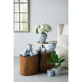 thumbnail image 2 of A&B Home Blue and White Ceramic Decor Balls with Floral Patterns - Set of 4 - 4x4x3.5", 2 of 6