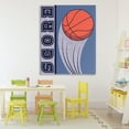 thumbnail image 2 of Stupell Industries Score Vintage Basketball Canvas Wall Art, design by Marcus Prime, 48 x 36, 2 of 7