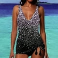 thumbnail image 2 of WEAIXIMIUNG Maillots de Bain Grande Taille pour Femmes Maillots de Bain pour Femmes Maillots de Bain Deux Pièces Hauts avec Bas de Bikini Maillot de Bain TG, 2 of 6