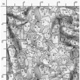 thumbnail image 2 of Soimoi White Poly Georgette Fabric Human Face Printed Craft Fabric by the Yard 42 Inch Wide, 2 of 6