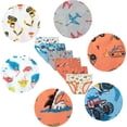 thumbnail image 2 of Boys Airplane Underwear Little Kids Shark Briefs Children Cotton Breathable Excavator Panties Toddler Comfort Undies (Pack of 6) Size 10, 2 of 6