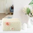 thumbnail image 3 of 1Pcs Travel Makeup Bag Makeup Brush Holder Makeup Organizer Bag Cosmetics Storage Bag White Cloth, 3 of 7