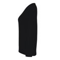 thumbnail image 4 of Tri Dri - Top Camiseta deportiva de manga larga y cuello amplio para mujer señora (Negro Jaspeado), 4 of 4