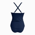 thumbnail image 4 of KPOPLK Womens Plus Size Swimsuits Modest Tankini Bathing Suits 2PCS Bathing Suit Swimwear(M,Navy), 4 of 5