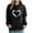 #09 Black, variant on Womens Hoodie Classic Drawstring Hooded Sweatshirts with Pockets Long Sleeve Tops Hearts Printed Sweater Casual Pullover Comfy Sportswear Loose Fit Coat with Hood Womens Sweatshirtss Size 8-16