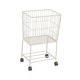 thumbnail image 4 of Carrito de lavandería con ruedas, cesta de lavandería multifuncional, accesorio para el hogar que ahorra espacio Blanco, 4 of 9