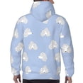 thumbnail image 7 of Fotbe Men's Hoodie with Cute Poodle Dog Pattern - Kangaroo Pocket Pullover Hooded Sweatshirt, Perfect for Daily Wear, Travel, and Home-X-Large, 7 of 7