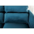 thumbnail image 6 of Furniture of America Mauri Fabric Upholstered Teal Sectional with Double Chaise, 6 of 6