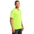 thumbnail image 4 of Port & Company 54oz 100% Cotton V-Neck TShirt (PC54V) Neon Yellow, 4XL, 4 of 6