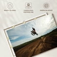 thumbnail image 6 of Elephant Stock Motocross Jump Wall Art - Horizontal Canvas Wall Art - Living Room Wall Decor - Sports Canvas - Blue And Brown Decor - 12" x 8", 6 of 8