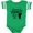 Football Green and White, variant on Inktastic Someone in Vermont Loves Me Boys or Girls Baby Bodysuit