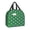 MKAHswf - Deep Green, variant on Black And White Polka Dots Lunch Bag for Women Portable Insulated Thermal Cooler Food Lunch Box Work Youth Travel Picnic Bags