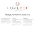 thumbnail image 3 of HomePop Large Button Tufted Round Storage Ottoman, Navy, 3 of 10