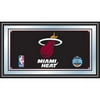 Miami Heat NBA Framed Logo Mirror