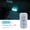 1pc ice blue, variant on LED Touch Light Mini Wireless Car Interior Lighting Auto Roof Ceiling Reading Lamp for Door Foot Trunk Storage Box USB Charging