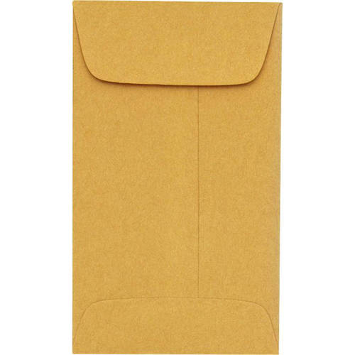 4 1/2 Coin Envelopes (3 x 47/8) 24lb. Brown Kraft (50 Qty