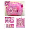 Pink Princess Wooden Lap Desk with Princess Charm Bracelet & Princess Sticker Book
