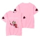 thumbnail image 1 of Hazbin Hotel Unisex Impreso Camiseta de Manga Corta Unisex Loose Casual Top de manga corta Rosa/2XL, 1 of 4