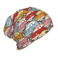 thumbnail image 2 of Sikiie Cute Cars Toddler Beanie Kids Beanie Hat Warm Winter Hats for Boys Girls Knit Cap, 2 of 7