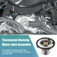 thumbnail image 3 of Conjunto de carcasa del termostato del refrigerante del motor de coche No.19301-P8E-A10 para Honda Pilot 2003-2015, 3 of 7