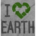thumbnail image 2 of I Love Earth Reduce Reuse Recycle Unisex Fleece Graphic Zip Up Hoodie Brisco Brands 2X, 2 of 5