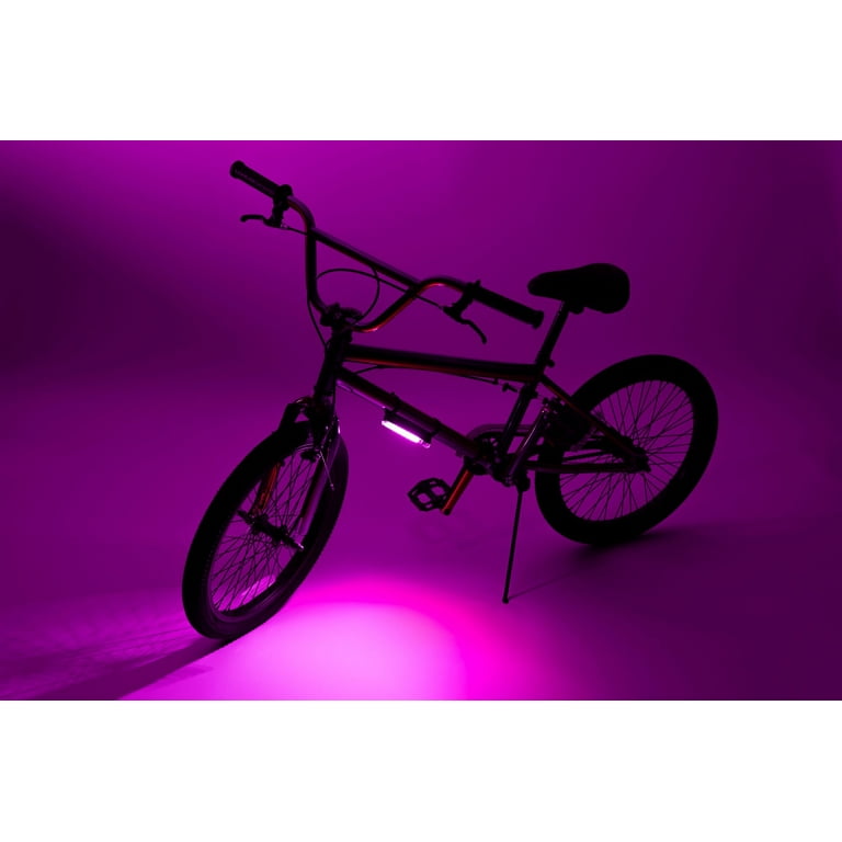 Go Brightz LED Bicycle Accessory Frame Light 1 Count Water Resistant Pink Walmart