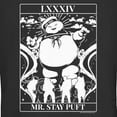 thumbnail image 2 of Junior's Ghostbusters Mr. Stay Puft Tarot Graphic Tee Black X Large, 2 of 3