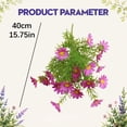 thumbnail image 3 of Artificial Small Daisy Bouquet Faux Wildflower Bundle, Rustic Fake Floral Arrangement for Vase Filler Living Room Tabletop Wedding Banquet Farmhouse Indoor Home Party Decor Ornament 1Pcs, 3 of 5