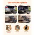 thumbnail image 6 of KFFKFF Foldable 4-Step Dog Stairs with Non-Slip Rug Surface, Portable and Lightweight Pet Ladder for Cars, SUVs, Trucks, High Beds, and Sofas, Supports up to 200 lbs, 6 of 9