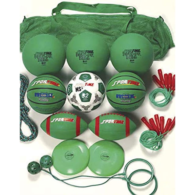 Sportime Pack Encastré, Vert, Grade 3, Ensemble de 20