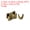 Bronze Tone, variant on 10 Sets Zipper Slider Retainers, #5 Top Stoppers & Bottom Stops for Bags Coats Jackets, Bronze Tone