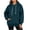 Blue, variant on Essentials Hoodie Sweatshirt for Women Long Sleeve Solid Color Round Neck Drop Shoulder Loose Top Fall Outfits Fashion Clothes