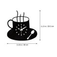 thumbnail image 2 of MEIBUTYUP Silent Wall Clock, Decorative Hanging Clock for Home, Living Room, Bedroom, Hotel with Stylish Modern Design, 2 of 8