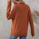thumbnail image 5 of Puntoco suéter mujer moda cuello alto manga cremallera Color sólido suéter camisetas liquidación de Navidad Puntoco Puntoco-379, 5 of 5
