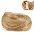 thumbnail image 1 of Pièce de Cheveux Chignon Décoiffé à Clipser Extensions de Cheveux à Griffes Queue de Cheval Naturelle Peignes Synthétiques Ajout de Volume Capillaire pour Femmes, 1 of 9